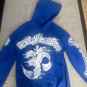 Hellstar Capsule 4 Hoodie Blue Size Small